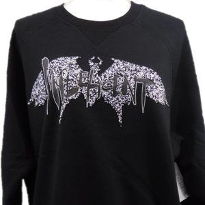 Disney Maleficent Women Large Sweatshirt Black NWT